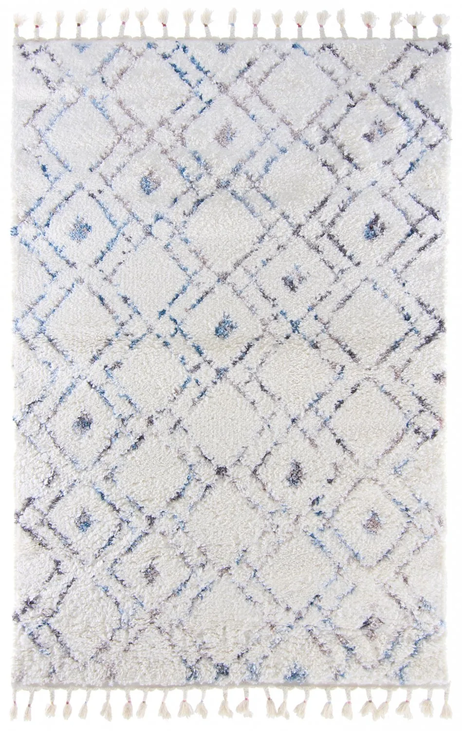 Ryetepper - Lugo (blå/multi) (Størrelse: 160 x 230 cm)