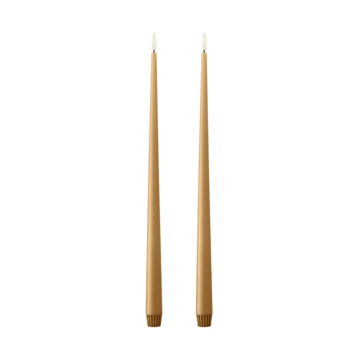 ester & erik ester & erik Stabkerzen LED 2er-Pack 27 Almond butter, 40cm