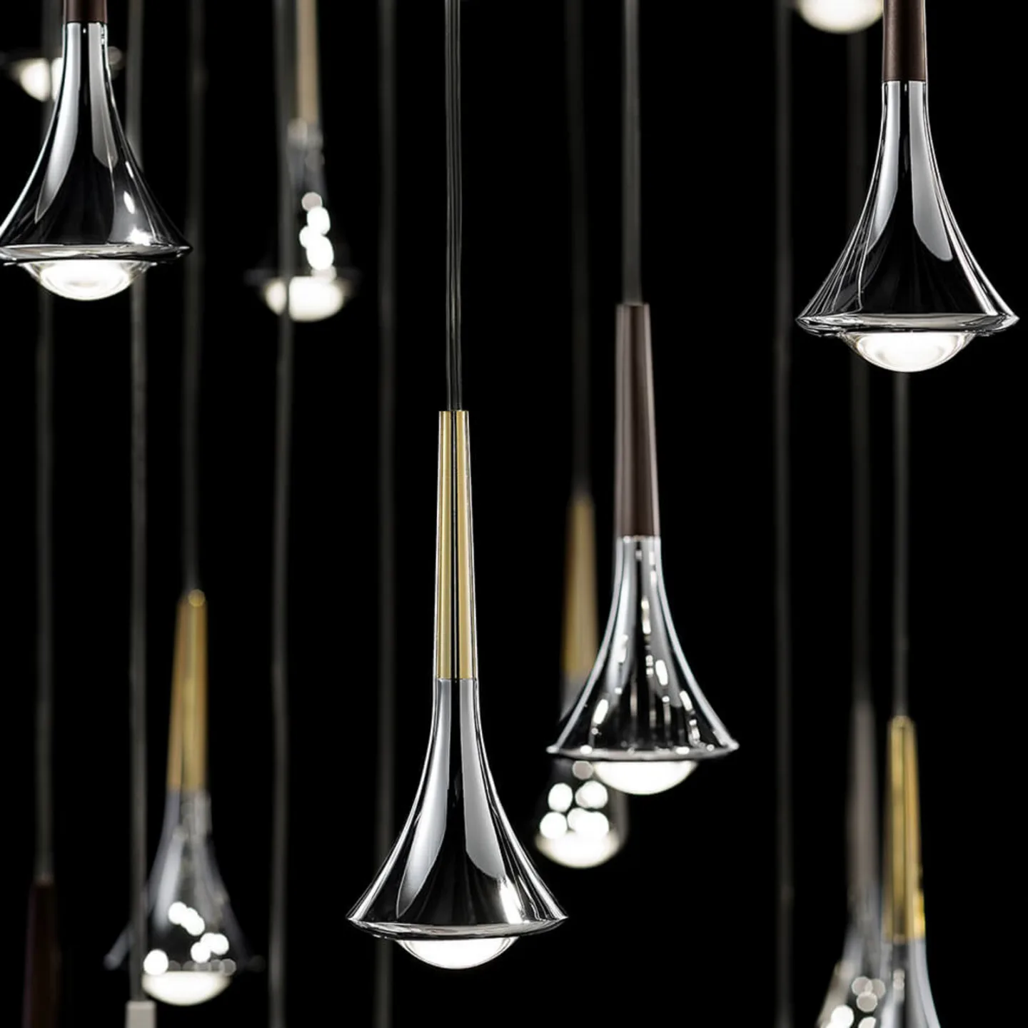 Rain Pendel 2700K Bronze - Lodes - Aluminium