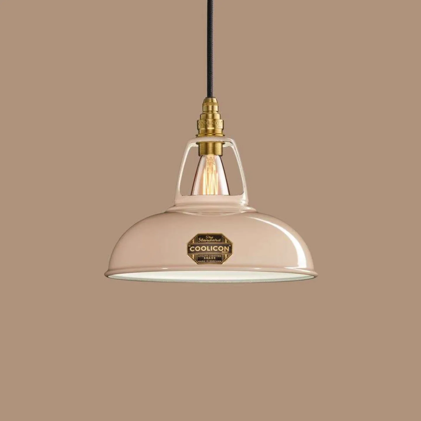 Original 1933 design pendellampe Latte Brown - Coolicon - Stue - Metal
