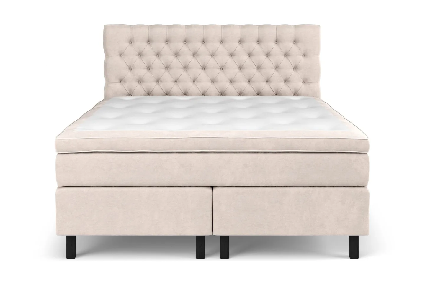 Celine Sängpaket 160x200cm - Beige/Sammet