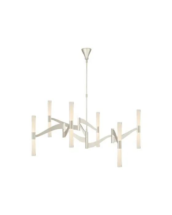 Brenta Grande Chandelier Polished Nickel