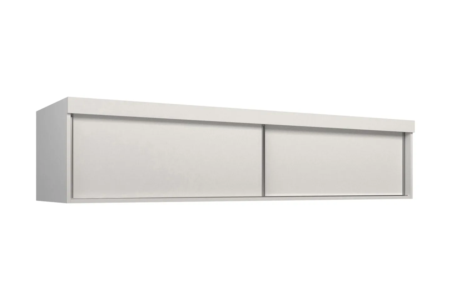 Szaf Hyllförvaring 62x200 cm till Garderob LED-belysning - Vit