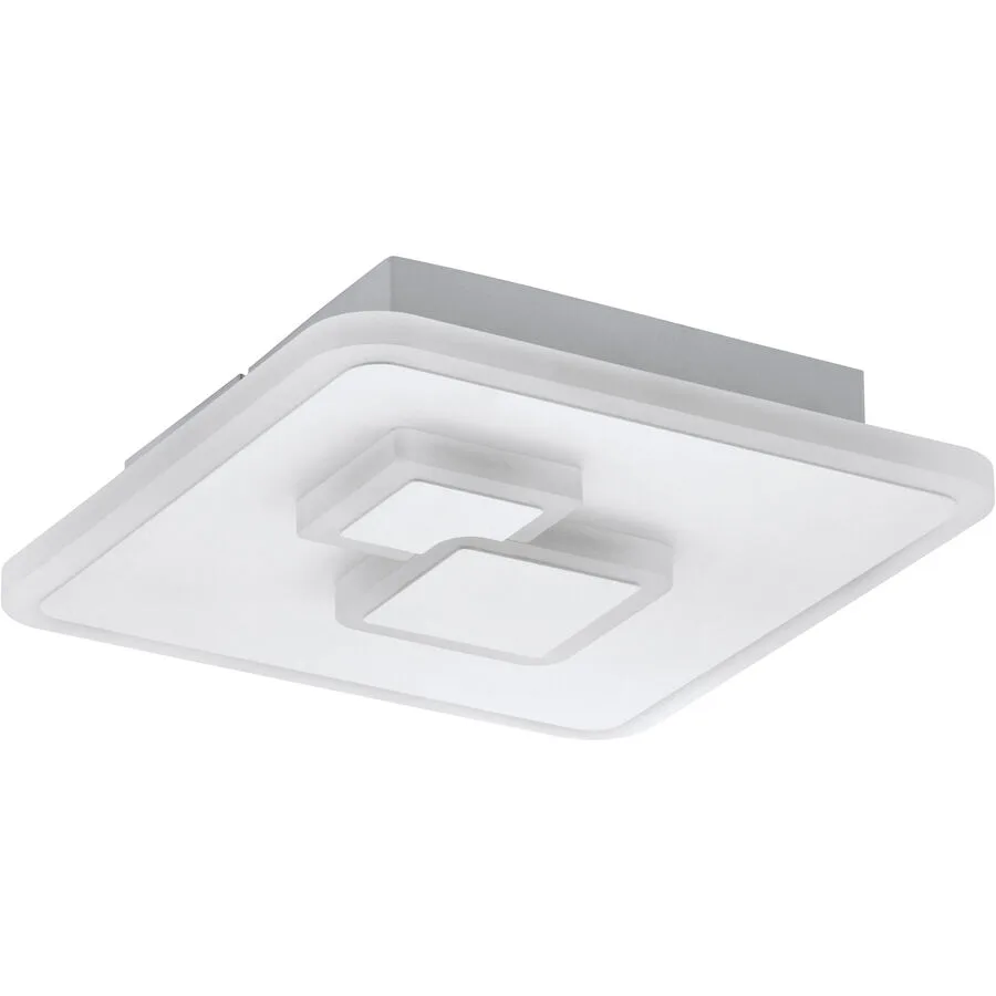 Eglo Deckenlampe Cadegal Weiss Stahl 20 cm 5 cm - LED - Lichtfarbe: Helles Neutralweiss - LED Energiesparlampen