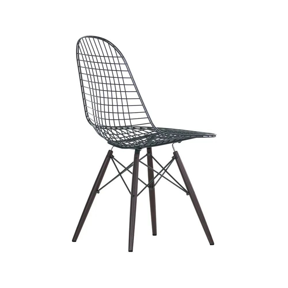 Vitra Wire chair DKW stol Basic dark-Brown stained