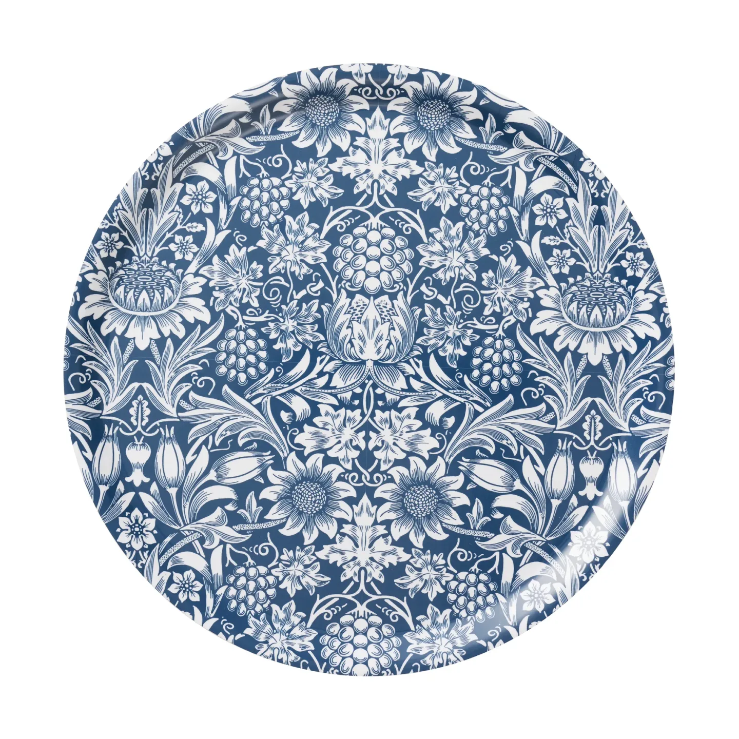 Klippan Yllefabrik Sunflower Tablett Ø38cm Dark denim