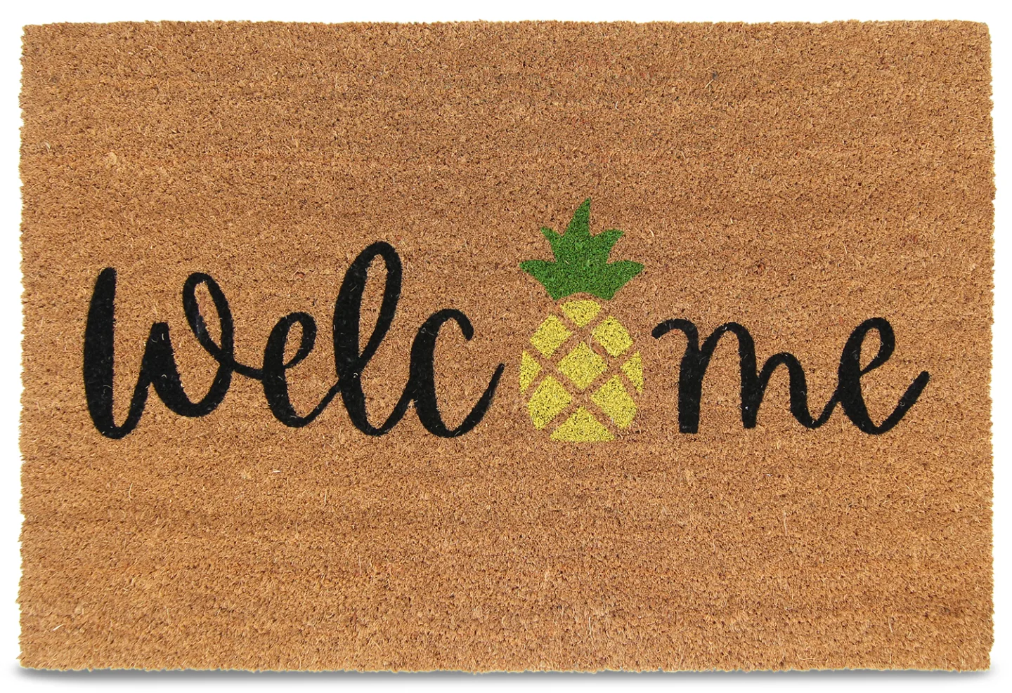Dørmatte - Pineapple (natur) (Størrelse: 60 x 90 cm)