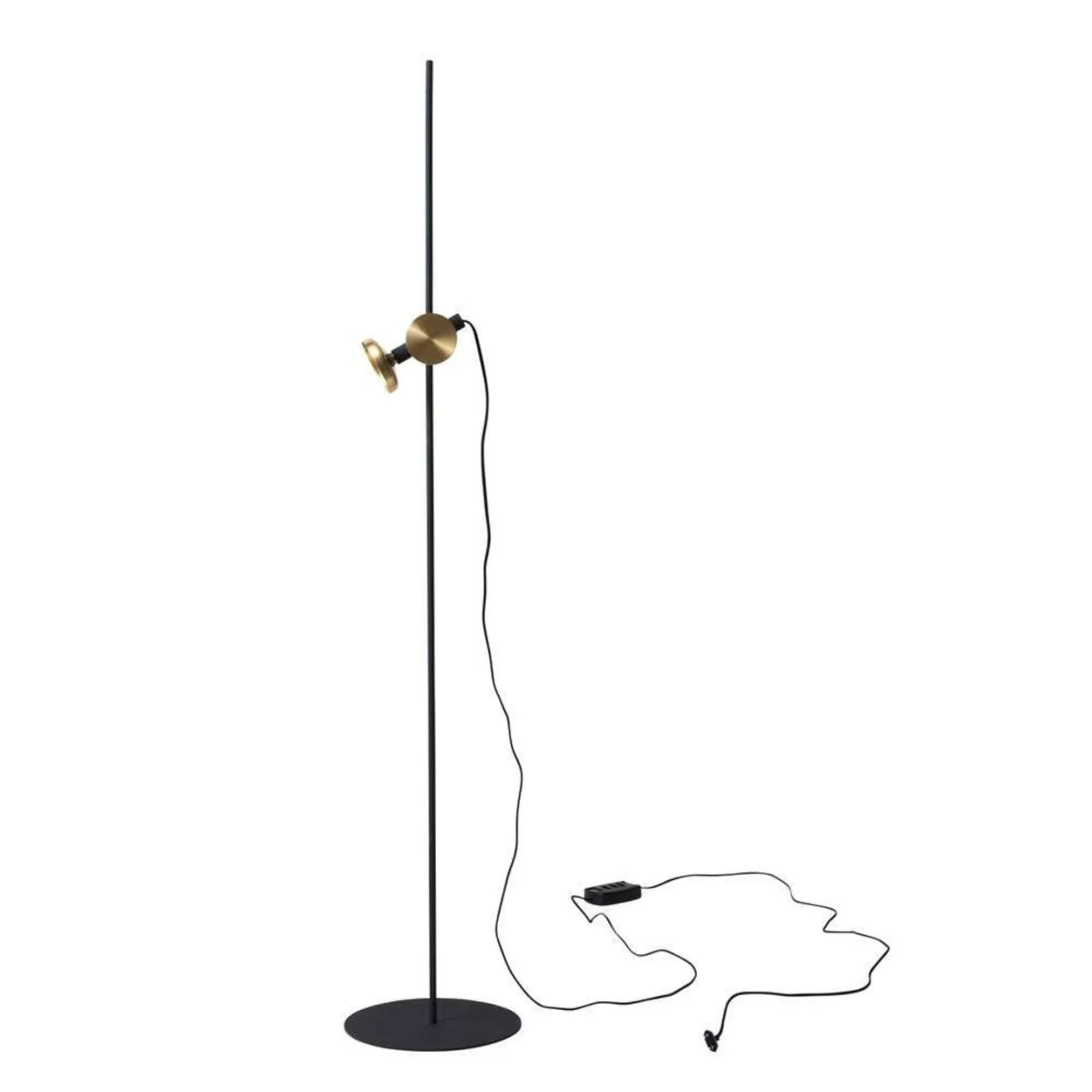 Blend 150 Golvlampa Black/Brass - Pholc - Vardagsrum - Metall