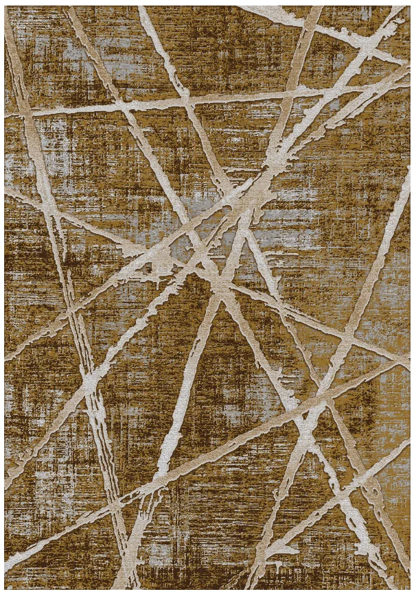 Wilton-teppe - Lagos (brun) (Størrelse: 160 x 230 cm)