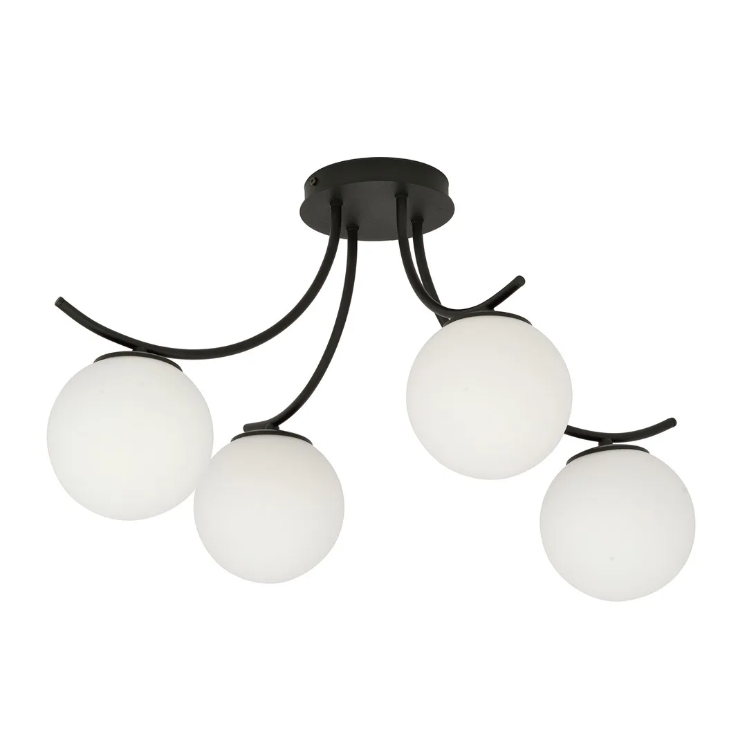 Emibig Lighting - Boston 70cm - Takplafond - Svart/Vit