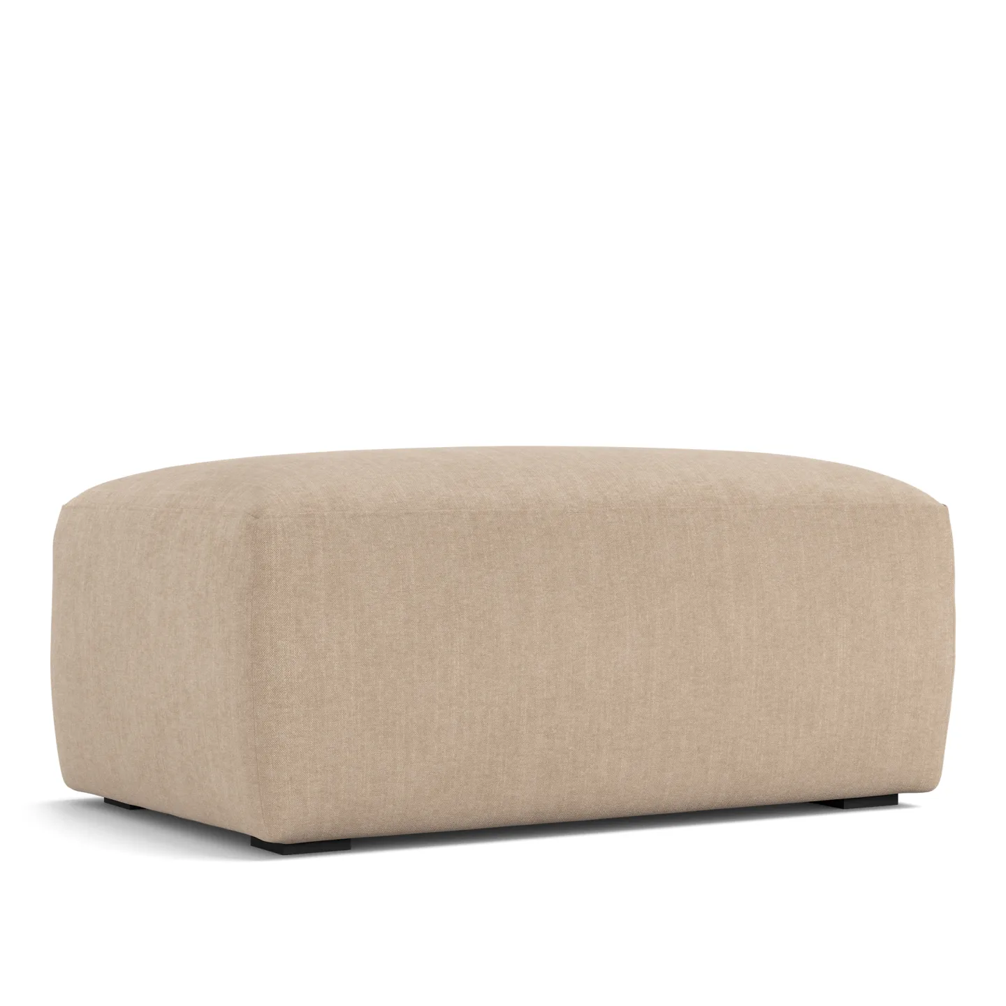 NOGA - Brick Ottoman Shadow Beige - Fotpallar - Beige - Textilmaterial