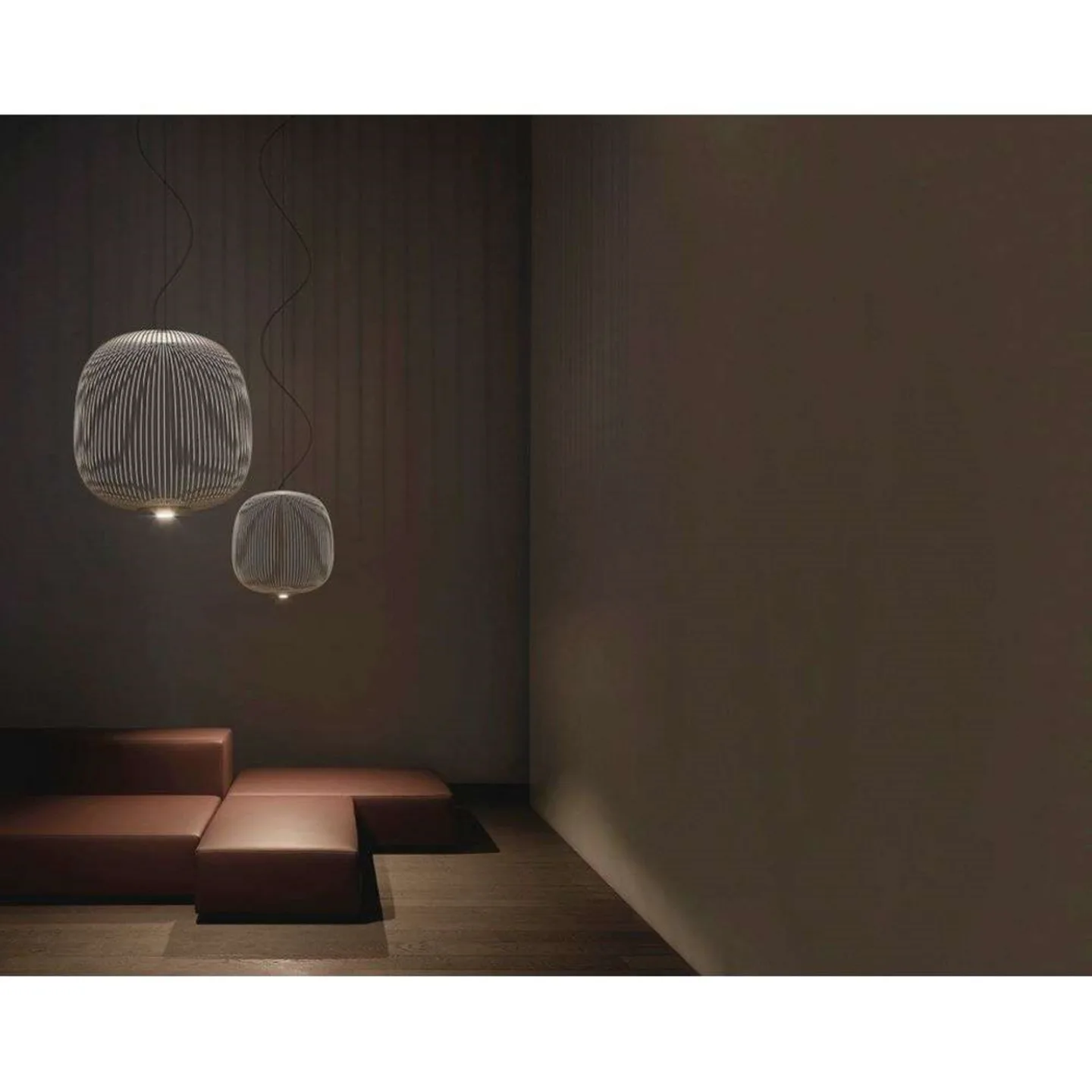 Spokes 2 LED Taklampa Dimbar Vit - Foscarini - Metall