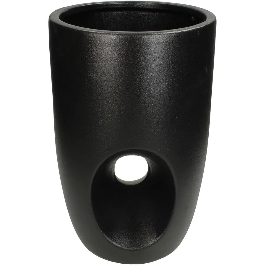 Blumentopf Bloem Schwarz Steingut 22 cm 34.2 cm