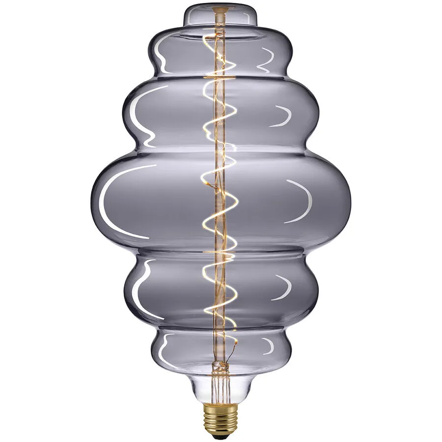 Bulbs Leuchtmittel Onna Glas E27 6 W - Farbe: titan - LED - LED Leuchtmittel