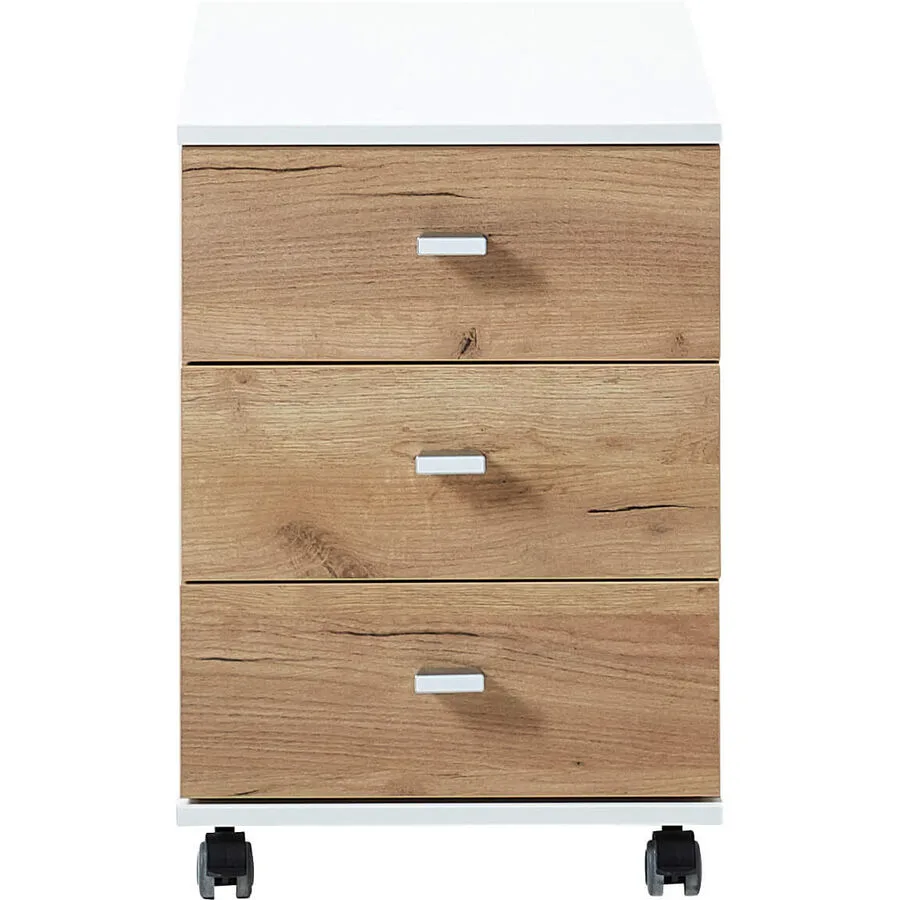 Rollcontainer Leone weiss Holzwerkstoff B 40 H 50 cm