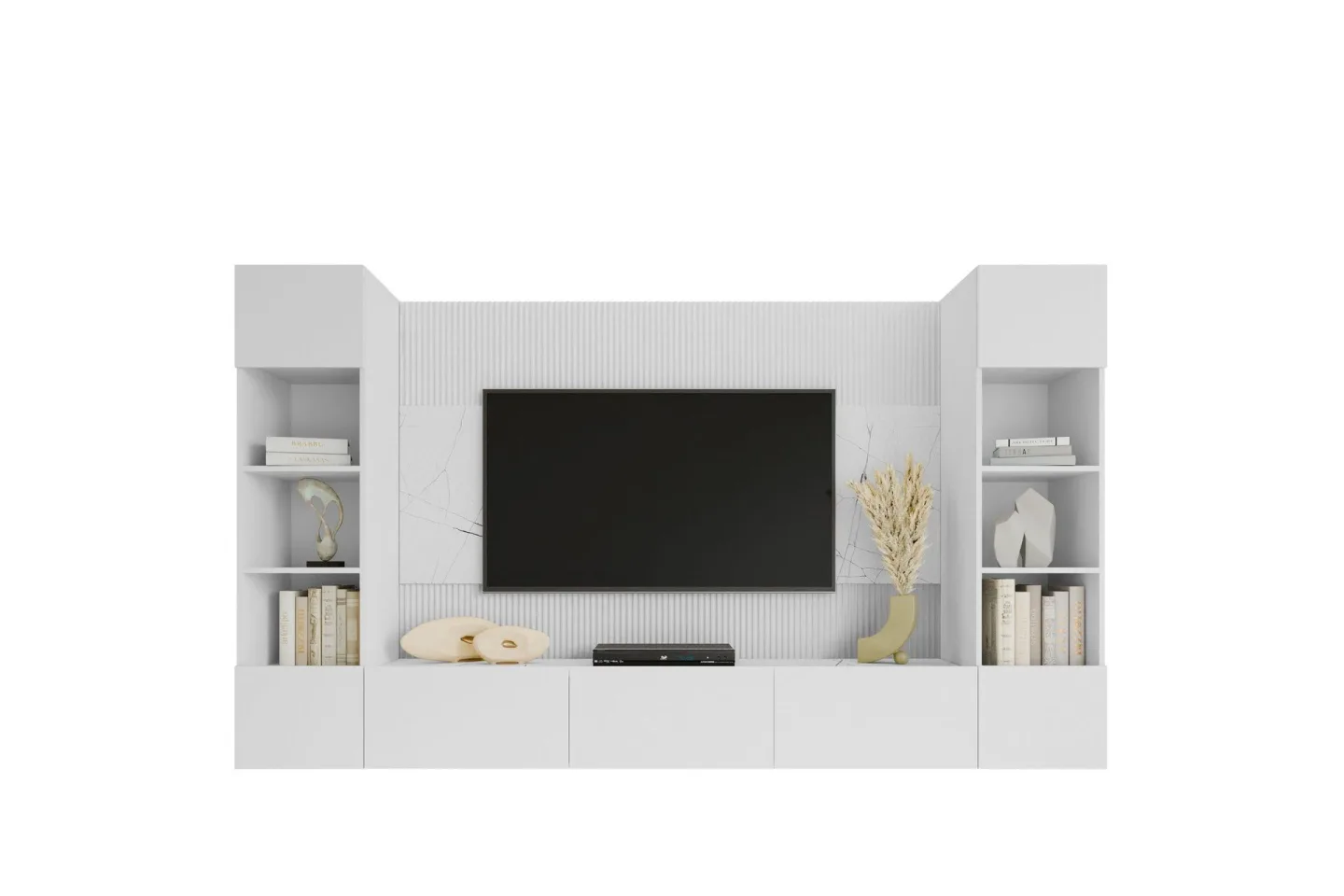 Bernice Tv-skåp 38x150 cm - Vit