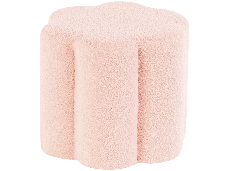 Hocker ASTER 40x40x34cm stoff rosa