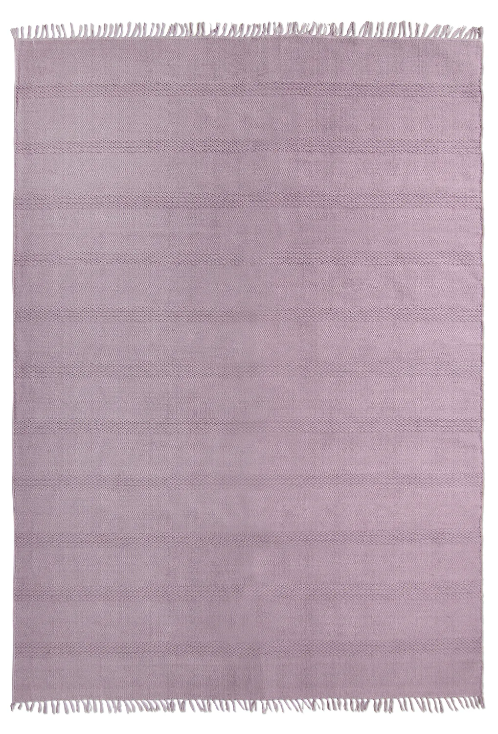 Bomullsteppe - Lilje (lilla) (Størrelse: 140 x 200 cm)