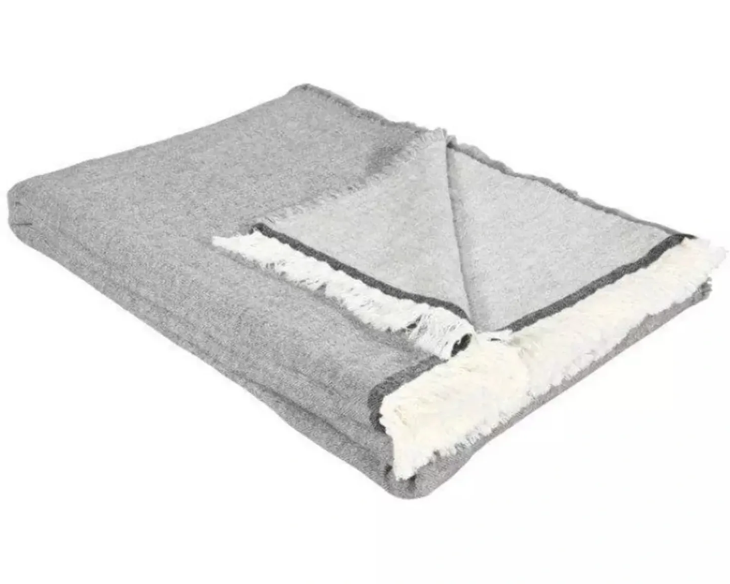 Eskitex AG Plaid Lily 140x200 cm Grau | Schubiger Möbel
