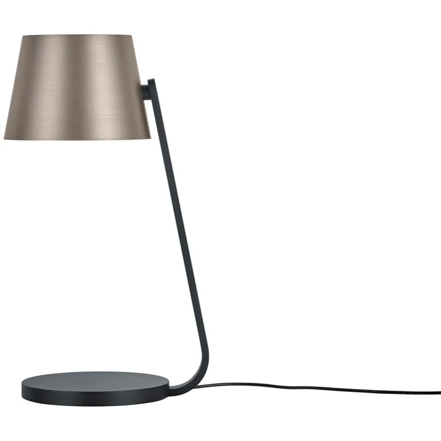 Designer-Tischlampe Bankamp Bo bronze eloxiert 12W LED - LED - Lichtfarbe: Warmweiss - Material: Stahl- LED Energiesparlampe
