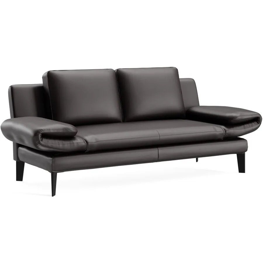 Sofa Jarek Leder mocca B 281 T 83 cm - Möbel Konfigurator: Traummöbel individuell zusammenstellen