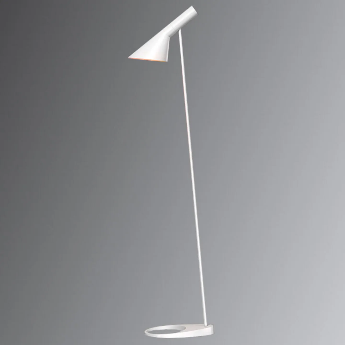 AJ Stehleuchte Weiß - Louis Poulsen - Wohnzimmer - Design - Metall - Einflammig