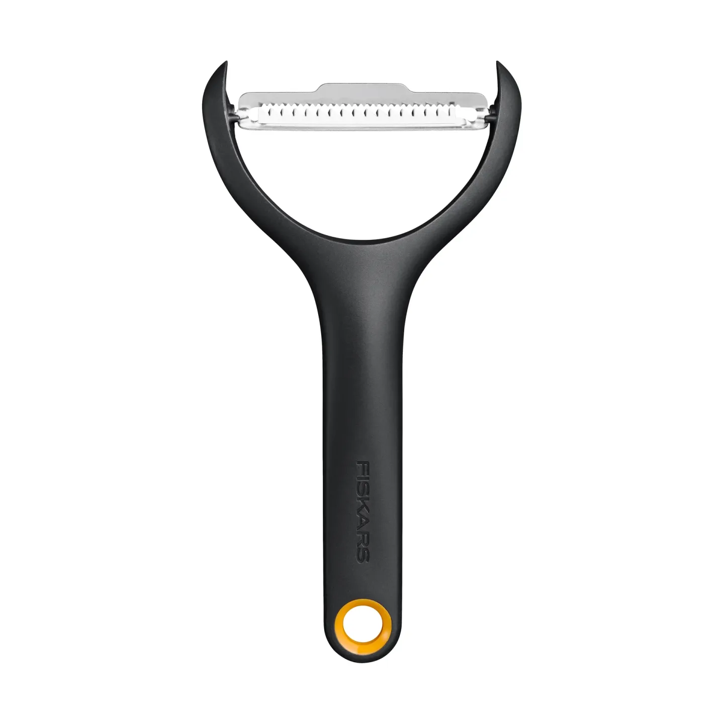 Fiskars Functional Form Sparschäler Schwarz, Julienneschäler, Y-förmig