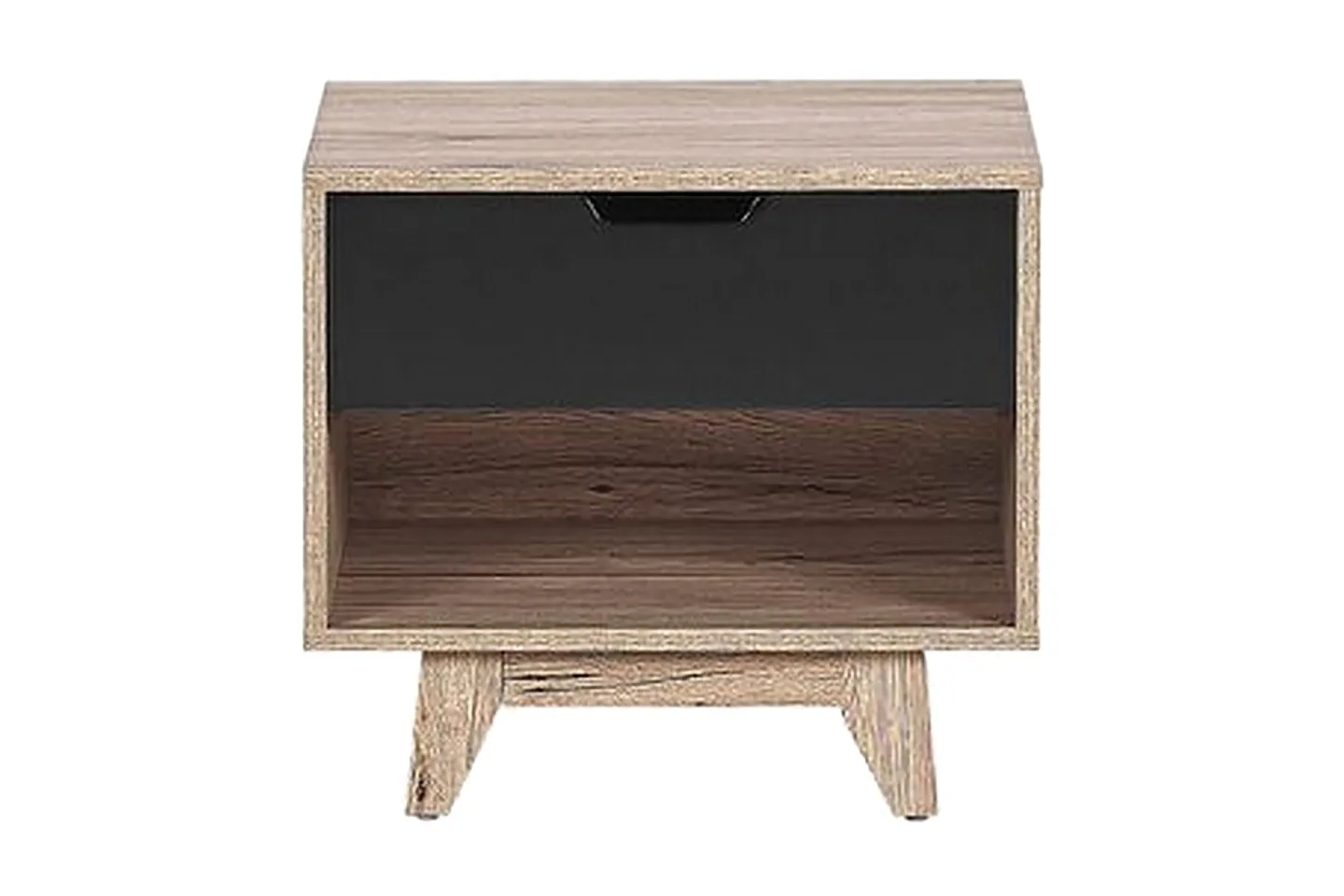 Hultz Soffbord 50 cm - Svart/Ljust Trä