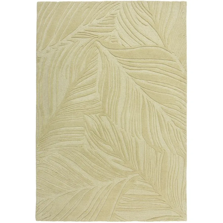 Teppich Onil Sage, Natur Blumenmuster Wolle 230 x 160 cm