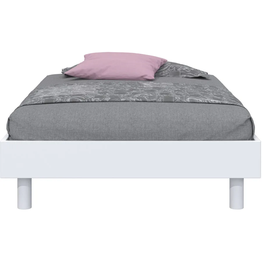 Bett Smart Weiss MDF 90 x 200 cm