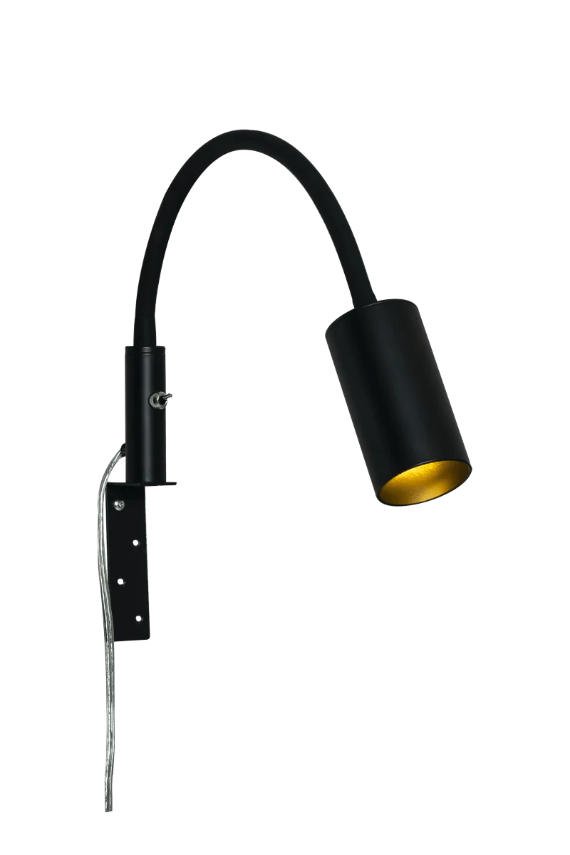 Aneta Lighting - Hugin Flex - Sänglampa - Svart
