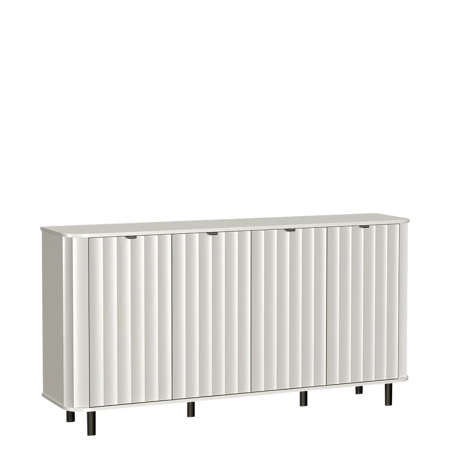 Joriel Skänk 177 cm - Vit|svart