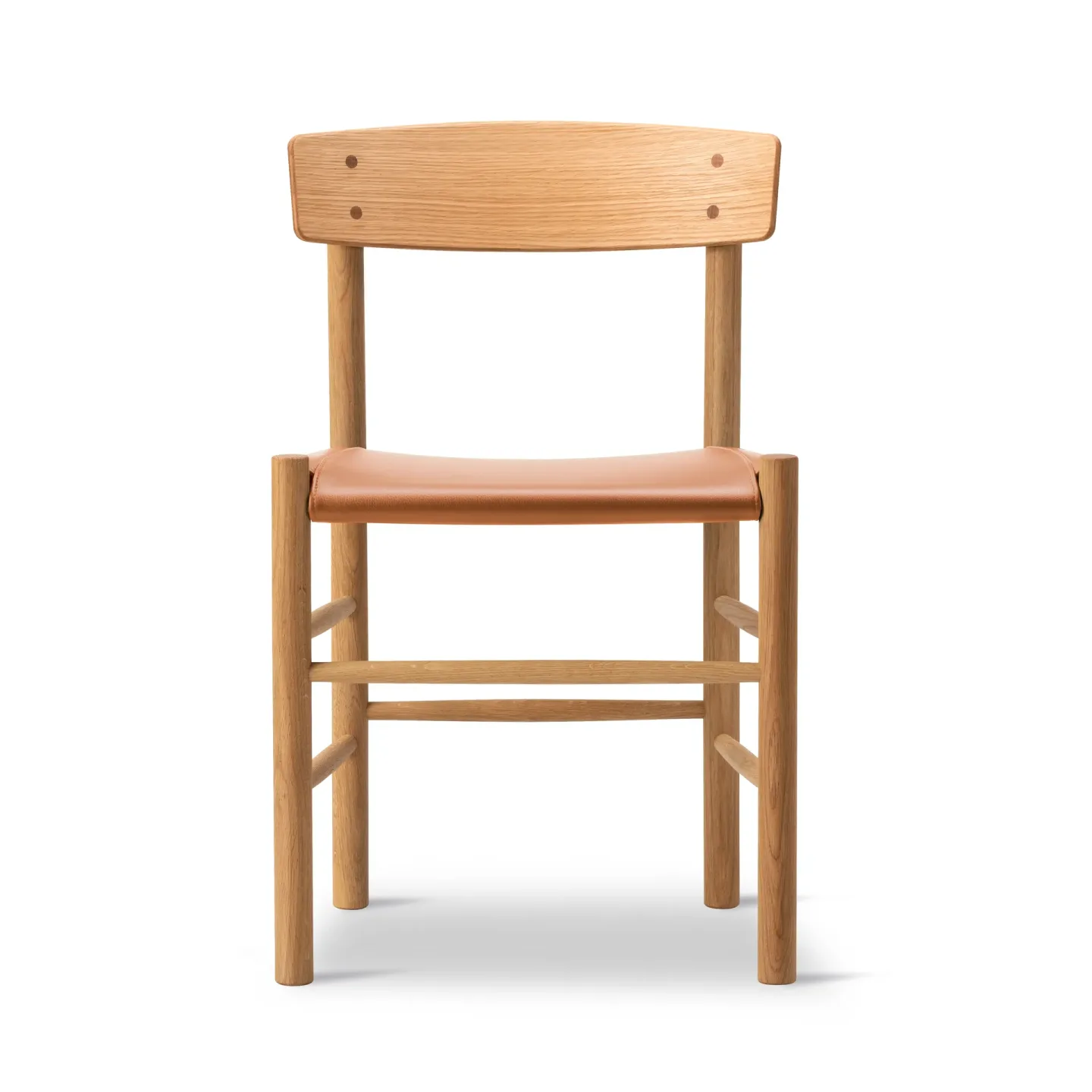 Fredericia Furniture J39 stol Oljad ek-läder Omni 307 cognac