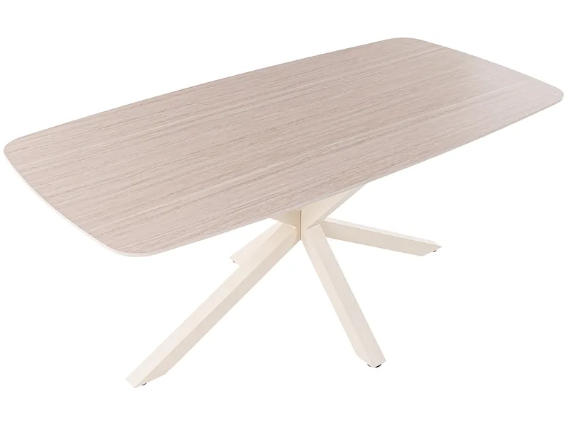 Tisch LEANE 180x90x75cm beige