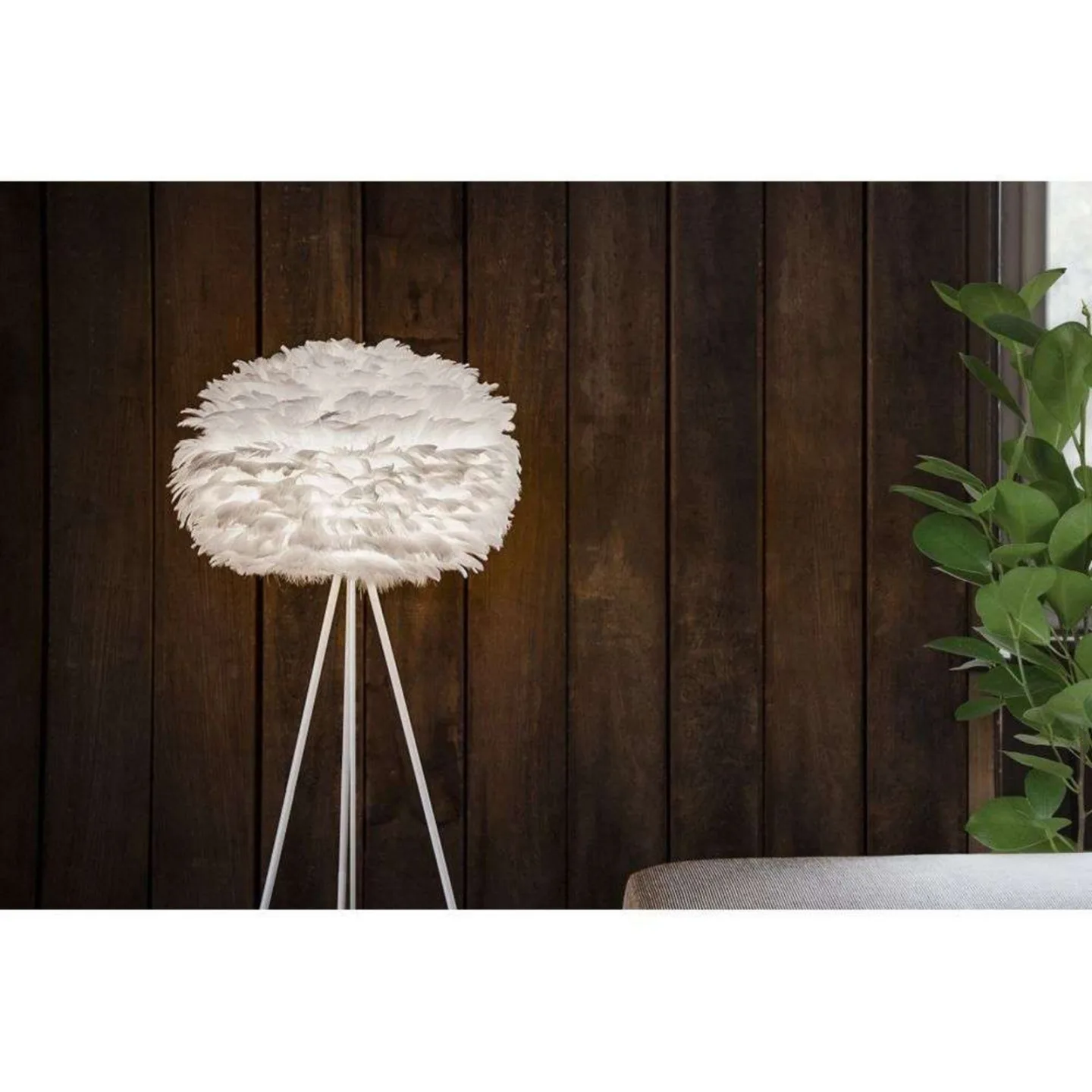 Eos Gulvlampe Medium Hvit/Svart - UMAGE - Stue - Annet