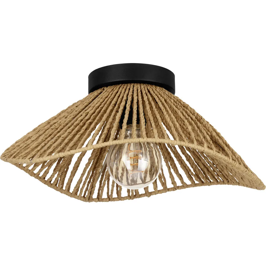Eglo Deckenlampe Lavister Schwarz Stahl 17.5 cm