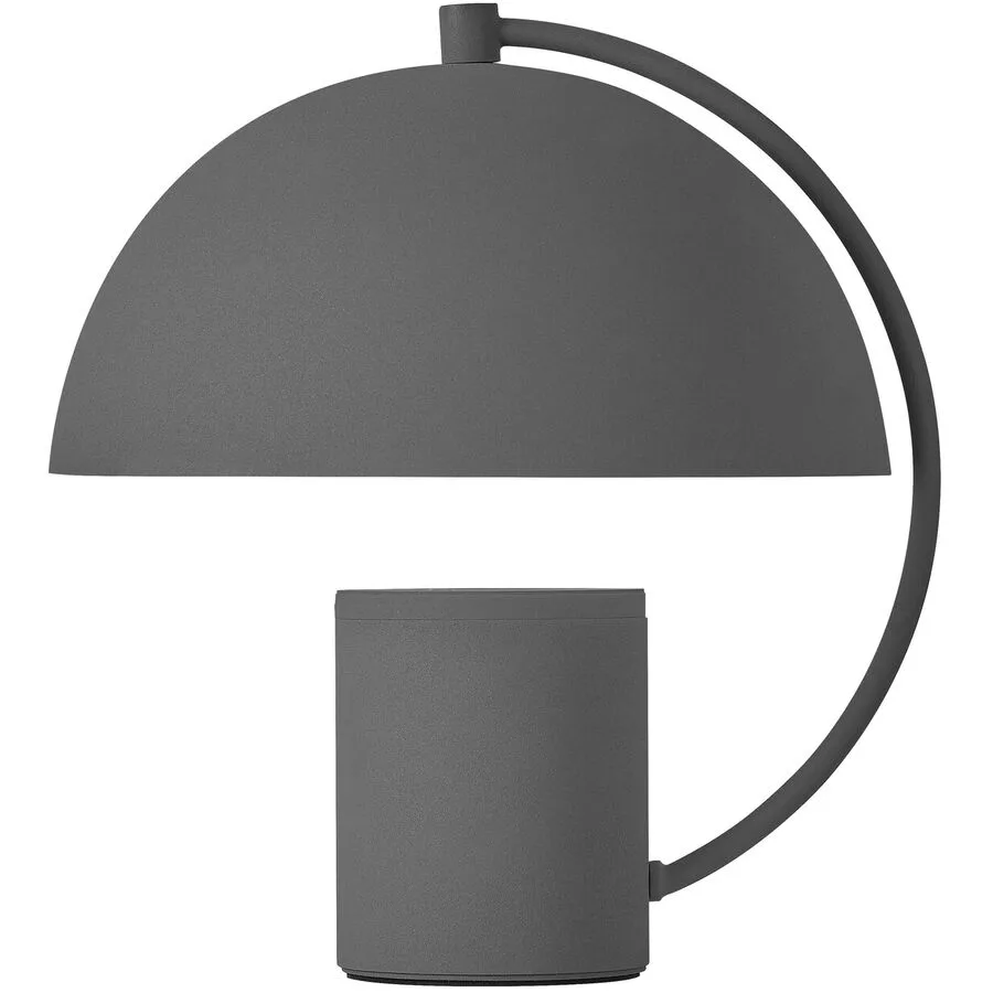 Tischlampe Hedda Schwarz Aluminium/Eisen 15 cm 17 cm - LED - Lichtfarbe: Warmweiss - LED Energiesparlampen