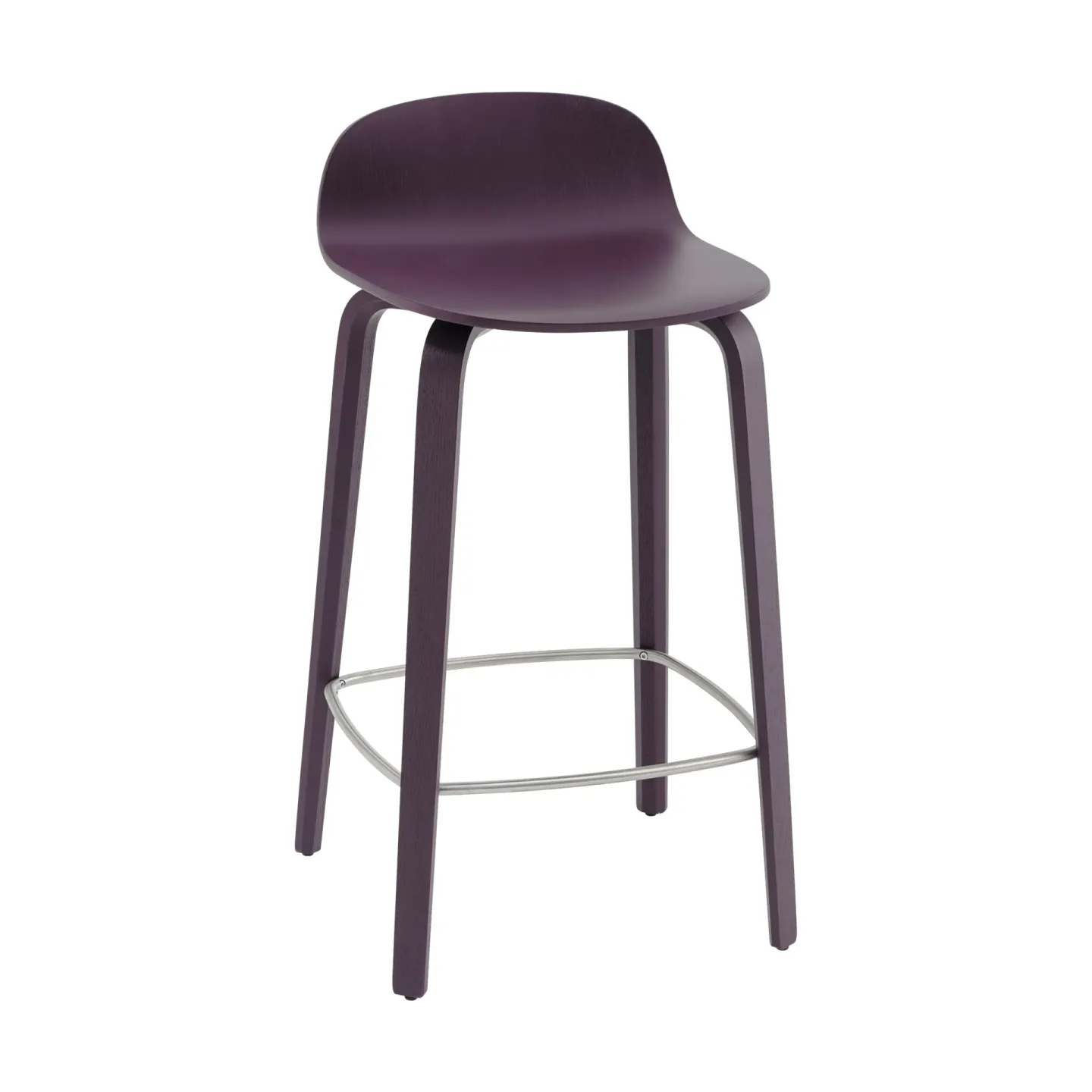 Muuto Visu Barstuhl 65 cm Dark plum