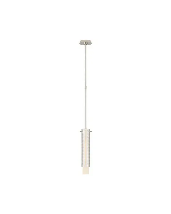 Precision Cylinder Pendant Polished Nickel Small