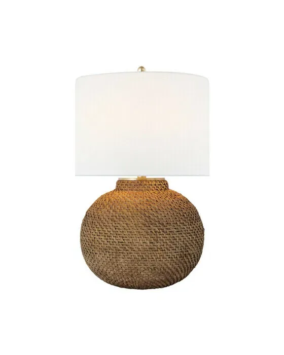 Avedon Small Table Lamp Natural Rattan