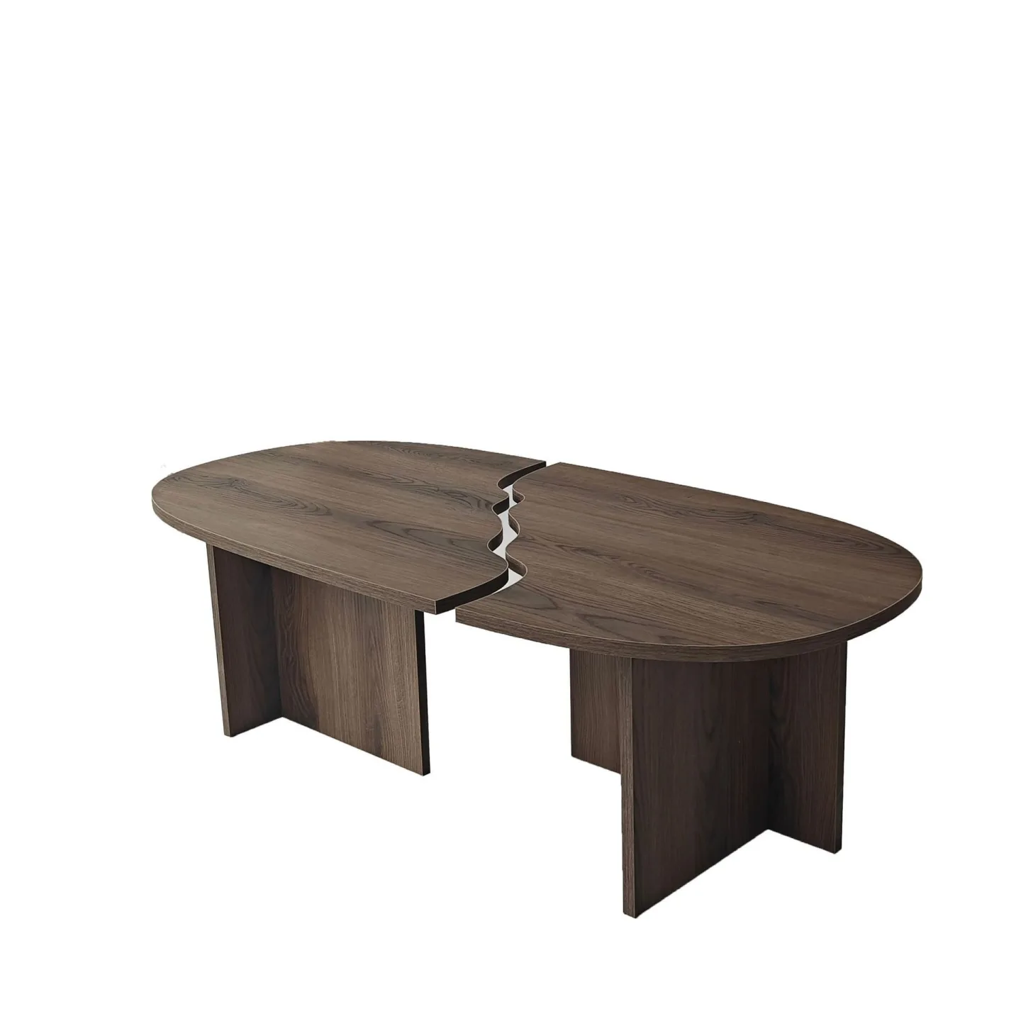 Jorvis Soffbord 120 cm Oval - Valnöt
