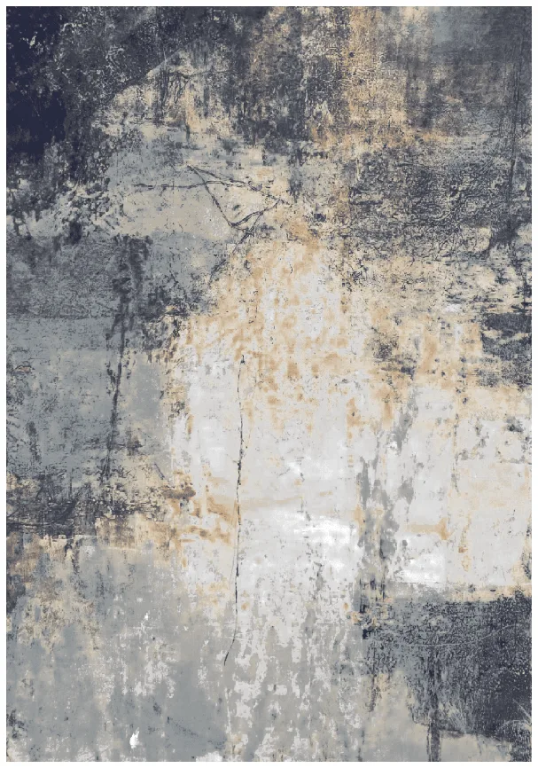 Wilton-teppe - Melazzo (grå/multi) (Størrelse: 240 x 340 cm)