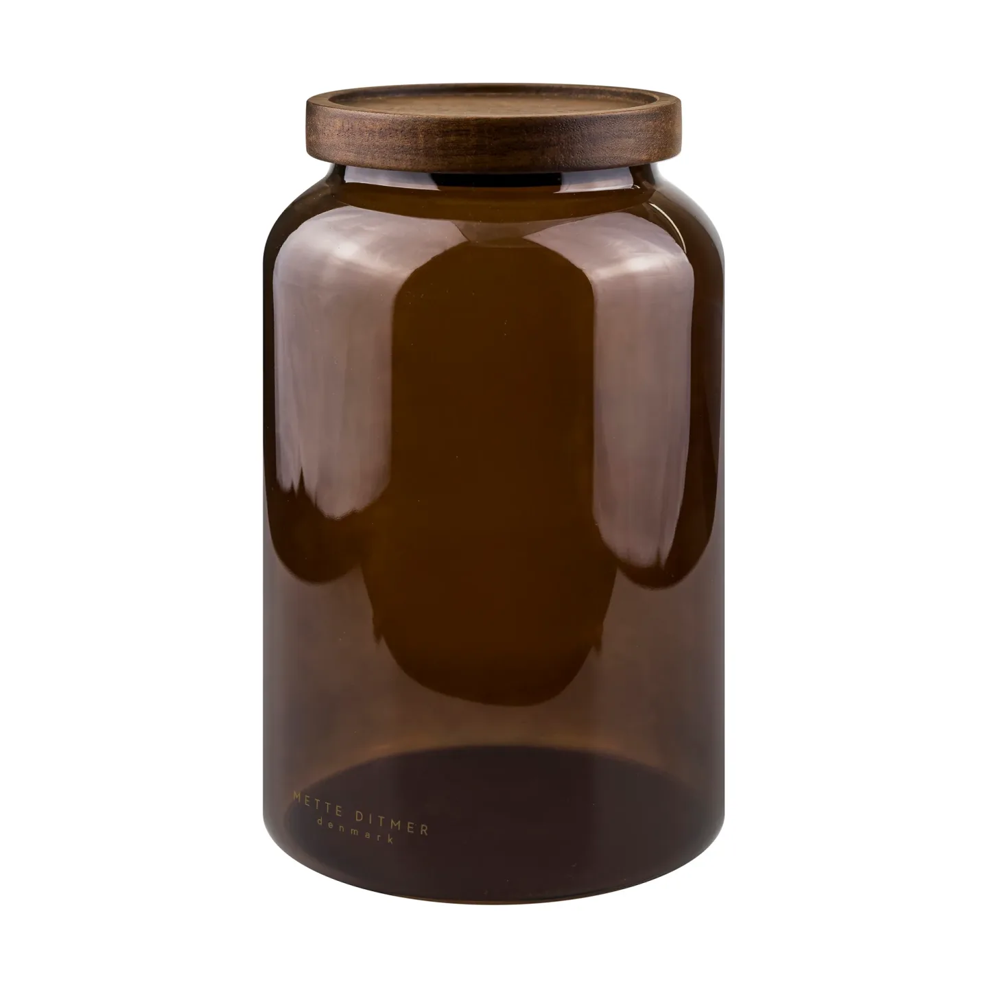 Mette Ditmer Luna Vorratsglas mit Deckel large 20 cm Brown