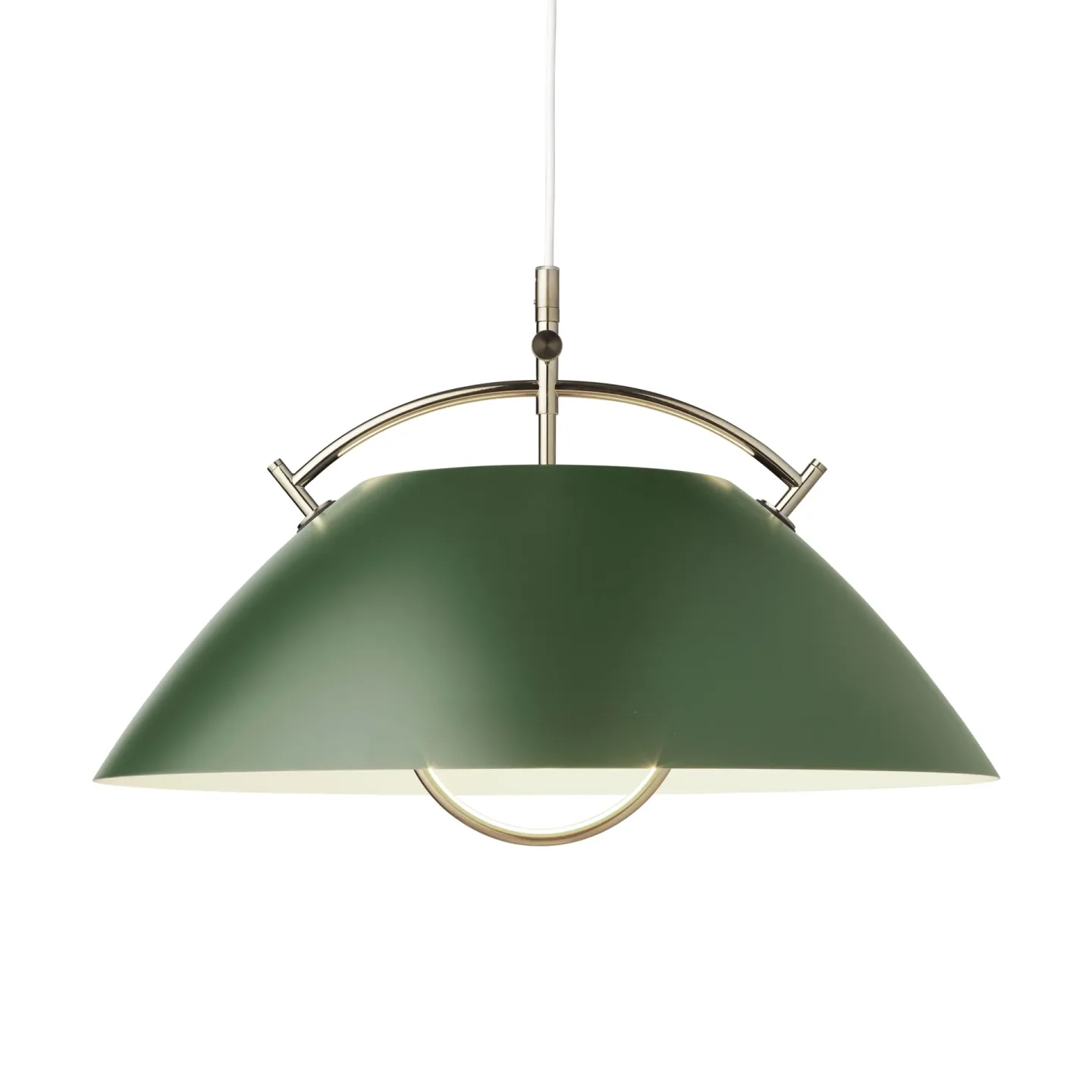 Carl Hansen & Søn HJW37 The Pendant med hiss Dark green-gold