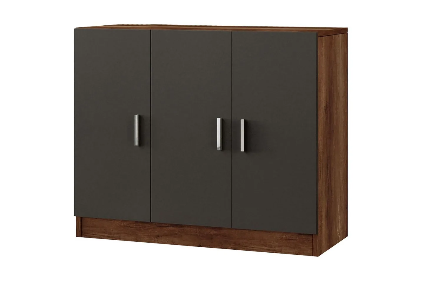 Barrock Highboard 38x89 cm - Teak/Antracit