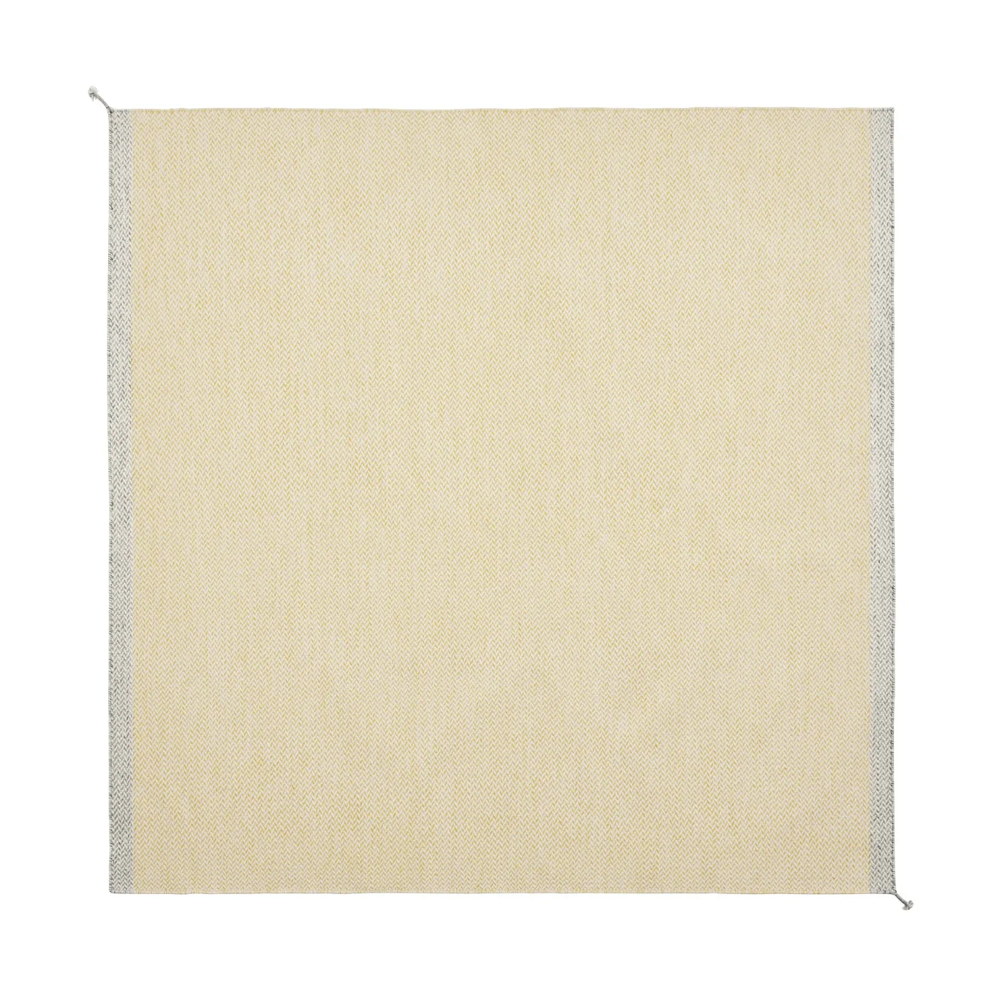 Muuto Ply Wollteppich 240x240 cm Yellow