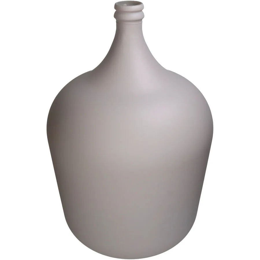 Vase Myko elfenbein Glas D 36.5 H 56 cm