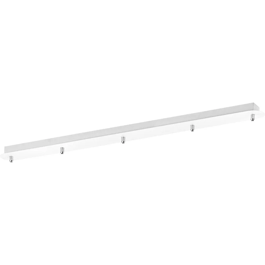Giberti Luce Baldachin Rosone Weiss Metall 8 cm