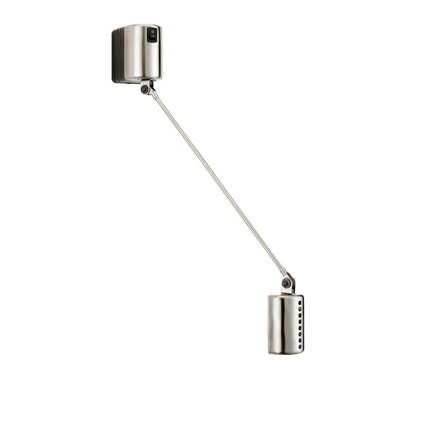 Lumina - Daphine Parete 35 LED vägglampa brushed nickel - Sänglampor - Tommaso Cimini - Silver - Metall