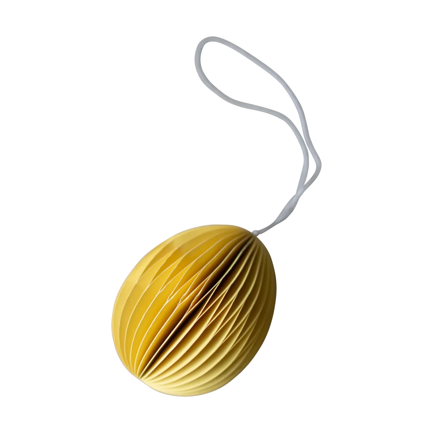 DBKD Ovoid Osteranhänger Papier 7 cm Yellow
